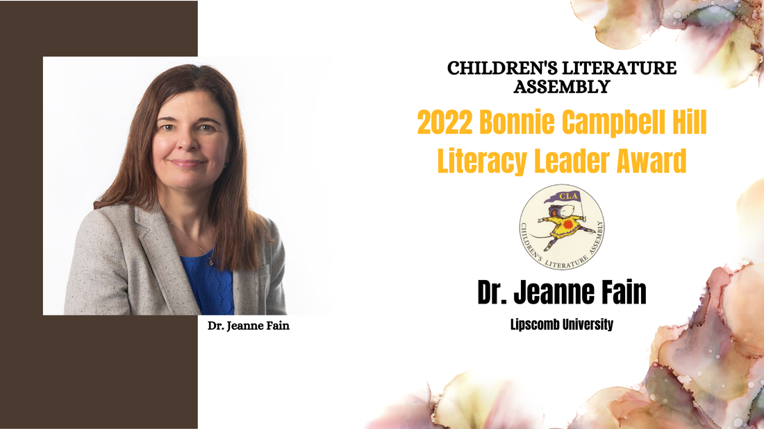 Jeanne Fain, Bonnie Campbell Hill Literacy Leader Award 2022
