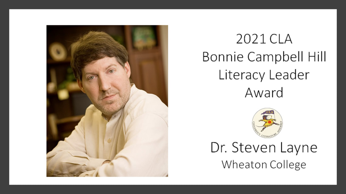 Steven Layne, 2021 Bonnie Campbell Hill Literacy Leader Award Recipient