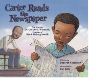 Book cover: Carter reads the newspaper