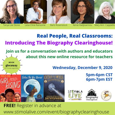 Flyer for Real People Real Classrooms Stimola Live Event. Registration URL linked to image